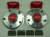 RIVMASTA FRONT ALUMINIUM HUBS with two piston caliper and pads for jumbo spindles made from 6061-T6 - Click to enlarge