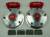 RIVMASTA FRONT ALUMINIUM HUBS with four piston caliper and pads for regular spindles made from 6061 -T6 - Click to enlarge